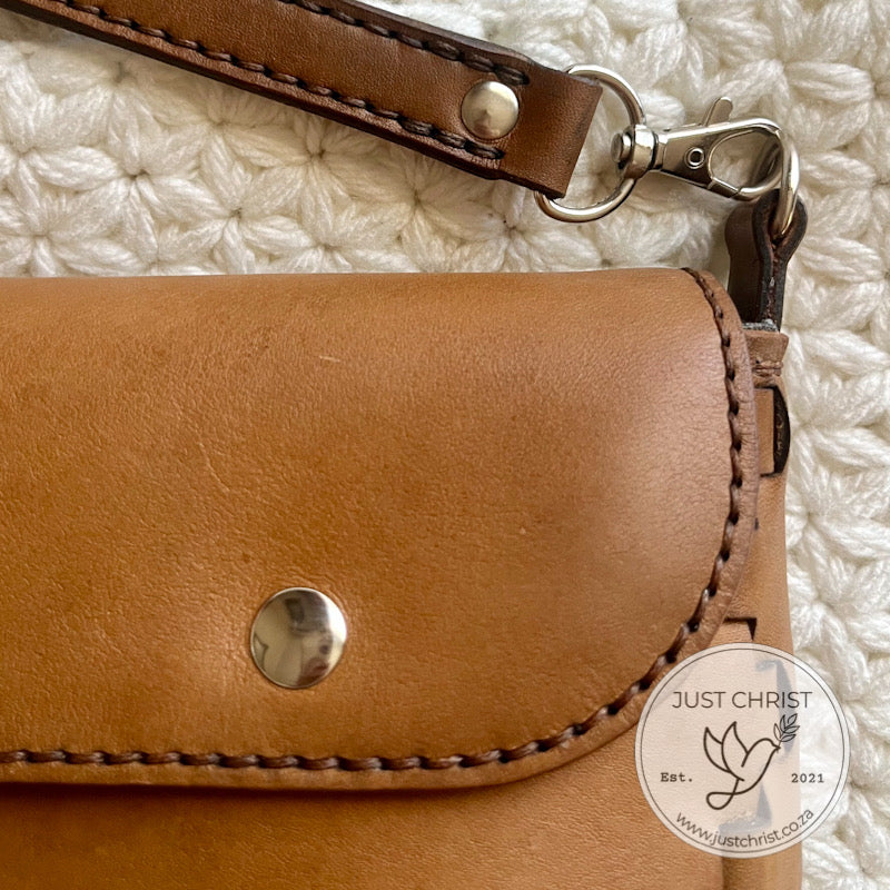 Leather Bible Bag with FaithLock Seam