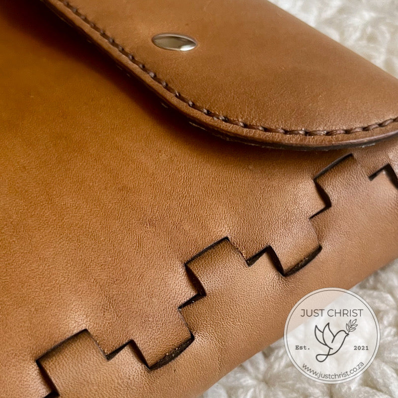 Leather Bible Bag with FaithLock Seam