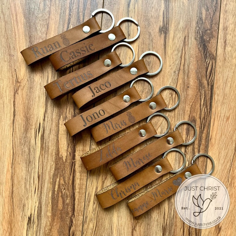 The Real Leather Keyring: Personalized and Practical
