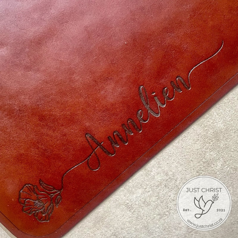 Full Grain Leather Desk-Pad & Coaster Set: Add Style and Functionality to Your Office
