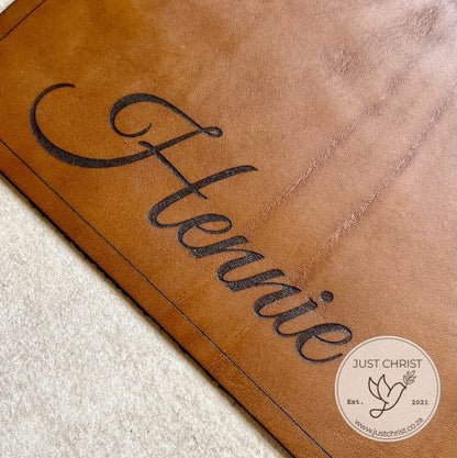 Full Grain Leather Desk-Pad & Coaster Set: Add Style and Functionality to Your Office