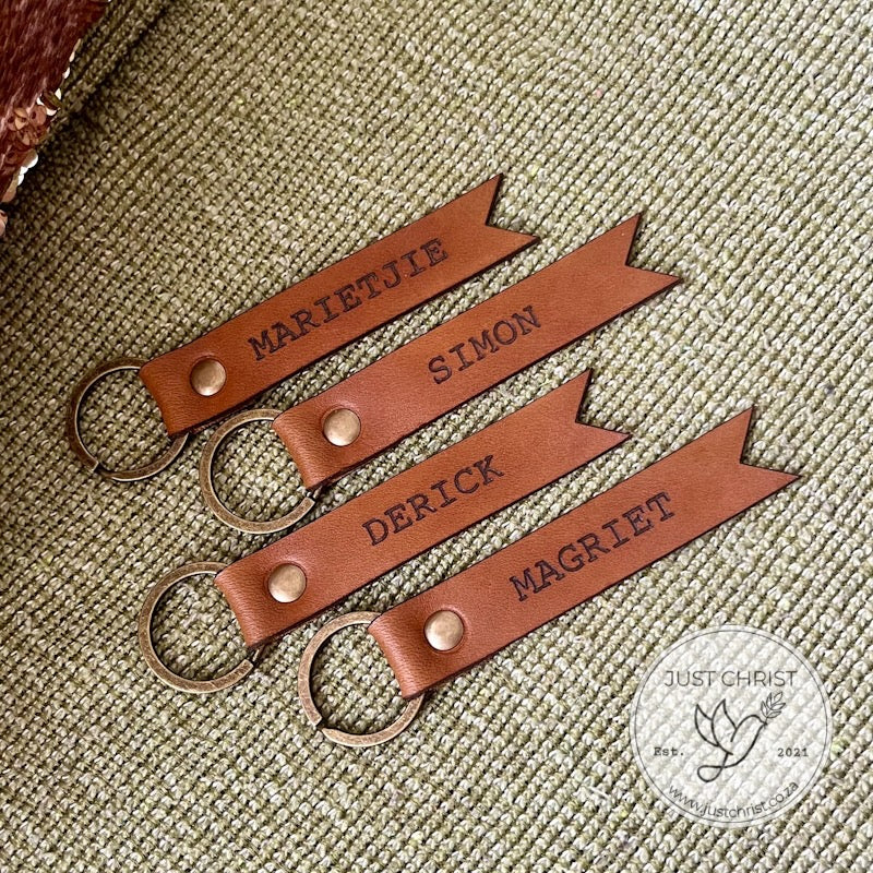 The Real Leather Keyring: Personalized and Practical
