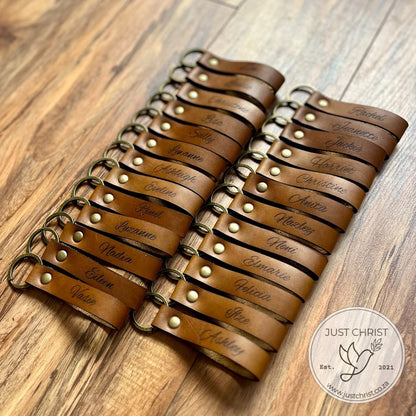 The Real Leather Keyring: Personalized and Practical