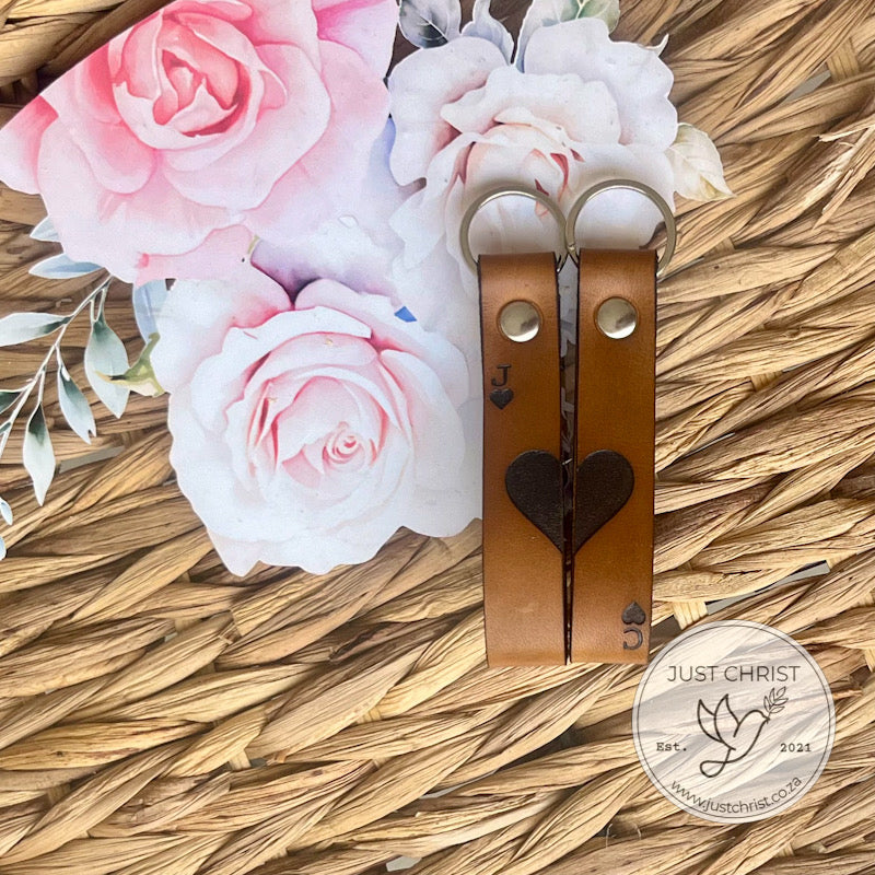 Aces of Hearts Leather Keyring Set – Limited Valentine’s Edition