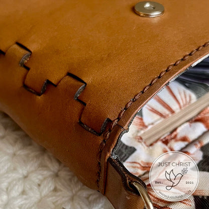 Leather Bible Bag with FaithLock Seam